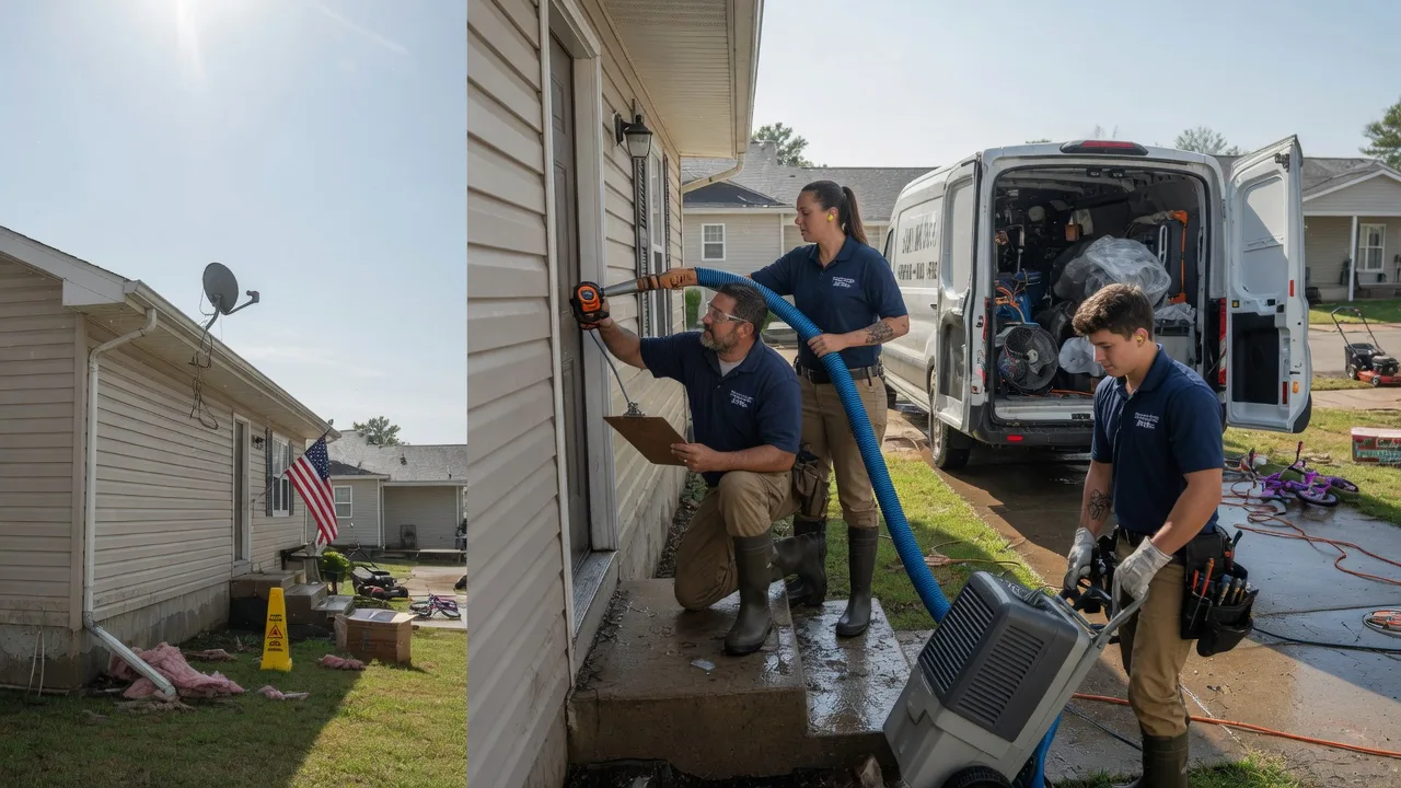 Ceiling Water Damage Restoration in Harrisville, MS near me