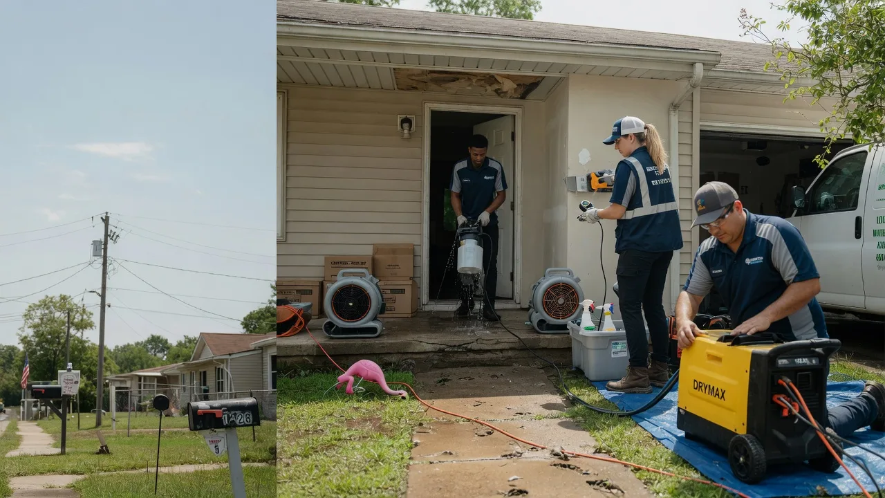 Storm Damage Water Removal in Harrisville, MS near me